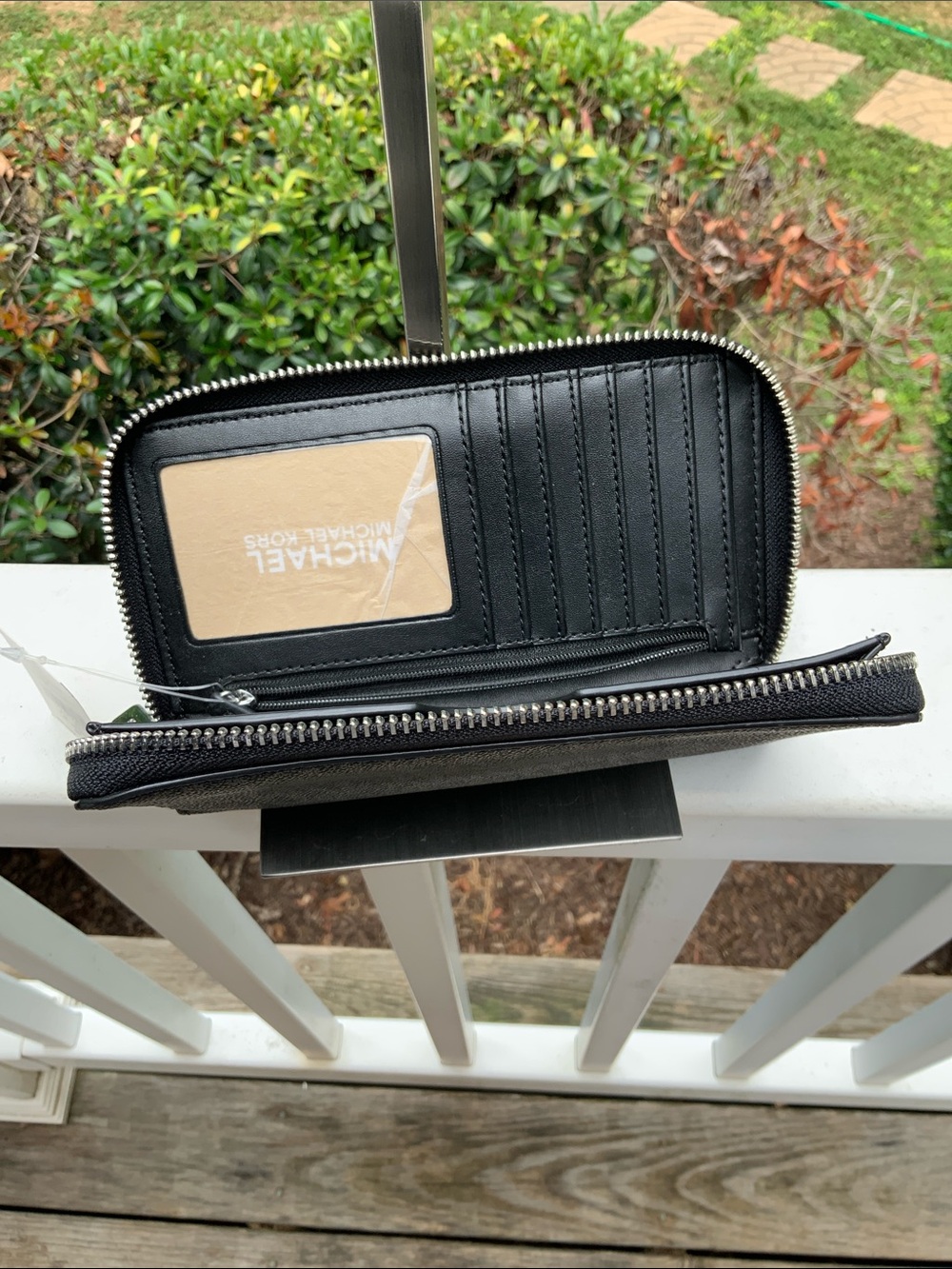 Michael Kors Black LARGE Flat phone case organizer. 17 pro fits NWT - Picture 10 of 15